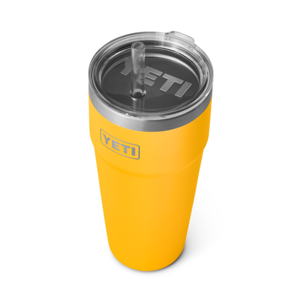 Alpine Yellow Yeti Rambler 26 oz Stackable Cup Straw Drinkware | YXSWR-5906