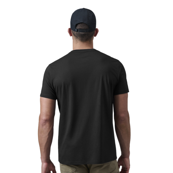 Black/Gray Yeti Premium Logo Badge Short Sleeve T-Shirt Short Sleeve T-Shirt | XYJNC-7639