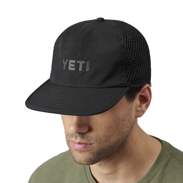 Black Yeti Logo Performance HAT Hats | NUFXW-9184