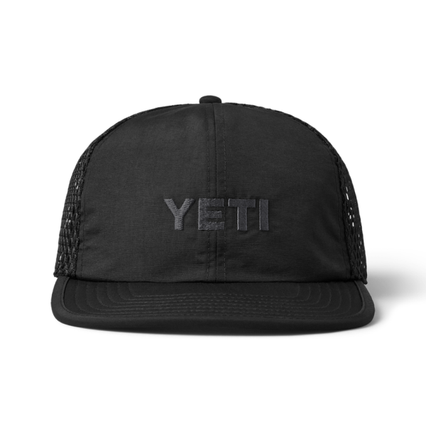 Black Yeti Logo Performance HAT Hats | NUFXW-9184