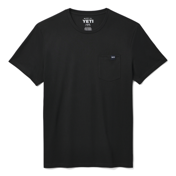 Black Yeti No Sleep Till Brisket Pocket Short Sleeve Tee Short Sleeve T-Shirt | ETBIK-3847