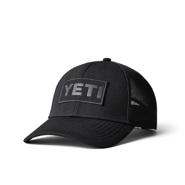 Black Yeti Patch On Patch Trucker Hat Hats | CNKYP-4106