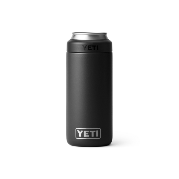 Black Yeti Rambler 12 oz Colster Slim Can Cooler Beer & Barware | QGZPN-0398