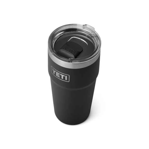 Black Yeti Rambler 16 oz Stackable Pint Beer & Barware | FSNRB-4730