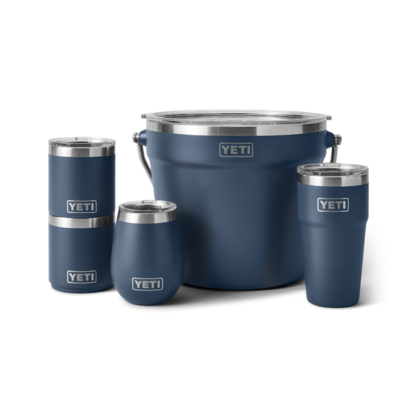 Black Yeti Rambler 16 oz Stackable Pint Beer & Barware | FSNRB-4730