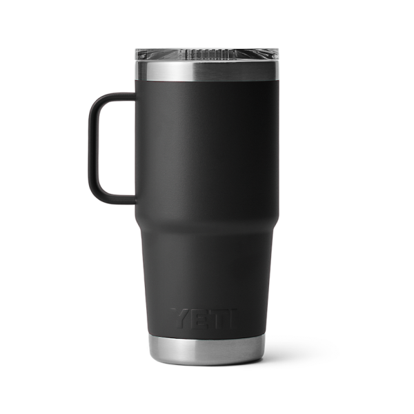 Black Yeti Rambler 20 oz Travel Mug Tumblers | HXUCM-7382