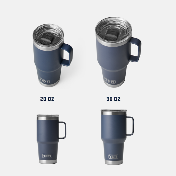 Black Yeti Rambler 20 oz Travel Mug Tumblers | HXUCM-7382