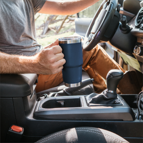 Black Yeti Rambler 20 oz Travel Mug Tumblers | HXUCM-7382