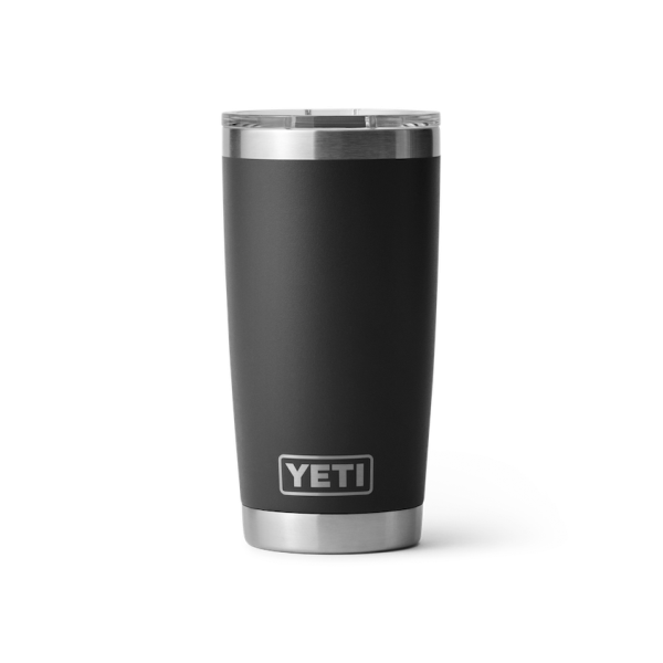 Black Yeti Rambler 20 oz Tumbler Tumblers | LRPKS-5847