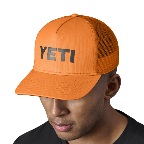 Blaze Orange Yeti Hunt Trucker Hat Hats | YVWEQ-6987