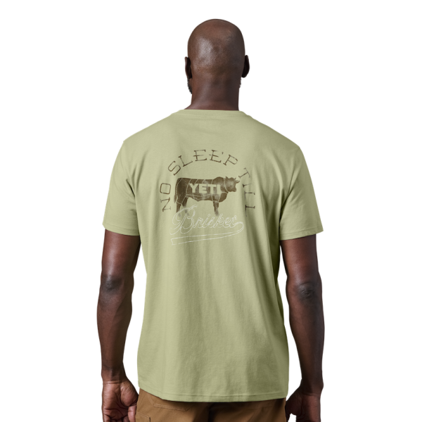 Castor Yeti No Sleep Till Brisket Pocket Short Sleeve Tee Short Sleeve T-Shirt | HEUZI-4316