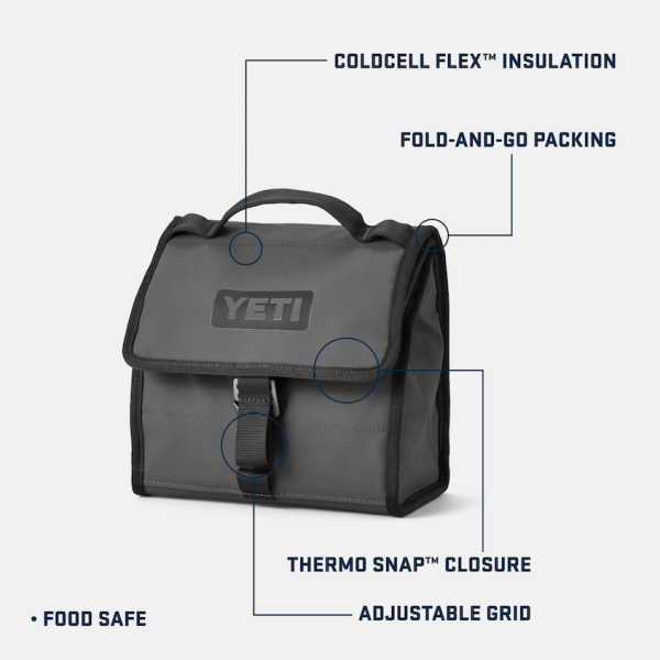 Charcoal Yeti Daytrip Lunch Bag Lunch Bags | IMALB-5680