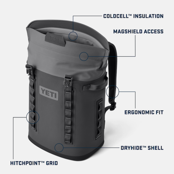 Charcoal Yeti Hopper M20 Soft Backpack Cooler Soft Coolers | IJNST-2386