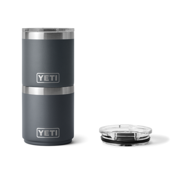 Charcoal Yeti Rambler 10 oz Stackable Lowball Beer & Barware | HPCQL-4039