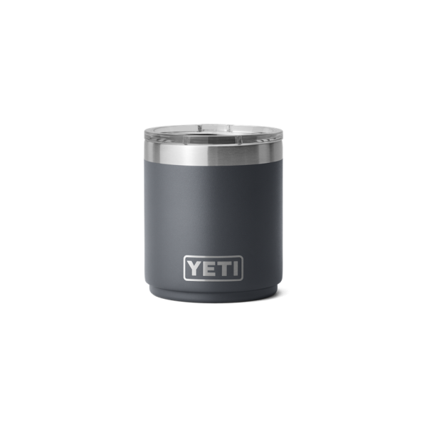 Charcoal Yeti Rambler 10 oz Stackable Lowball Beer & Barware | HPCQL-4039