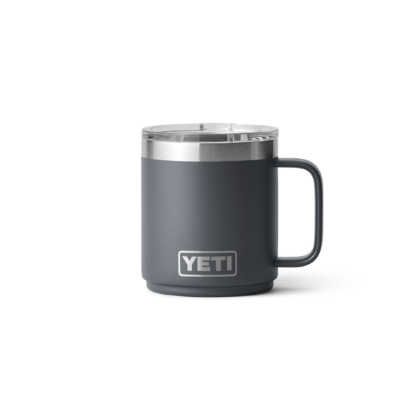 Charcoal Yeti Rambler 10 oz Stackable Mug Coffee & Mugs | QRCPI-2940