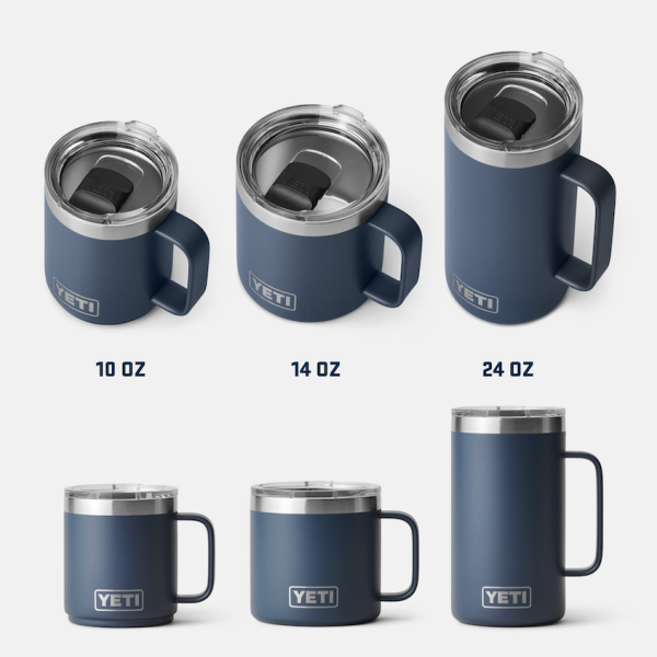 Charcoal Yeti Rambler 14 oz Mug Coffee & Mugs | DRKCO-1570