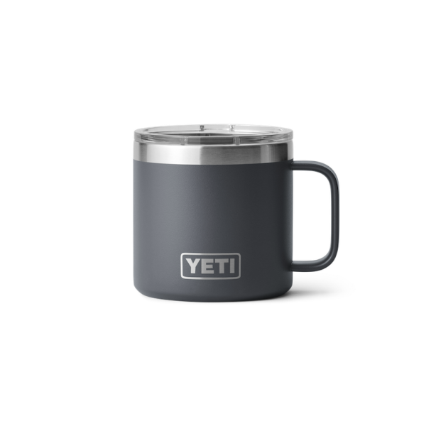 Charcoal Yeti Rambler 14 oz Mug Coffee & Mugs | DRKCO-1570