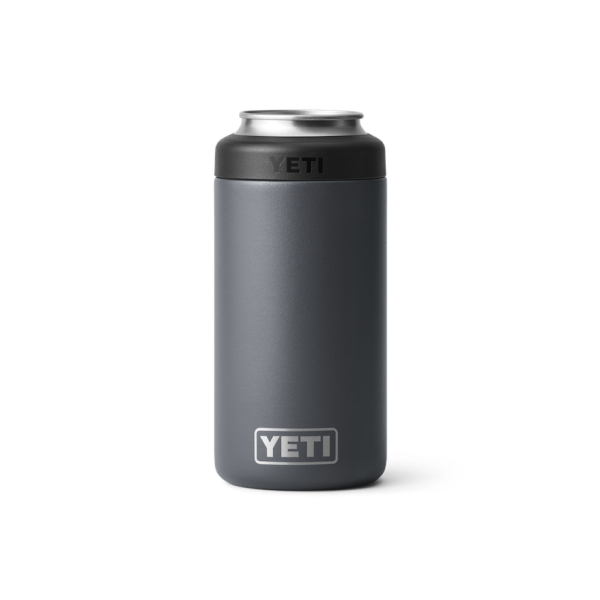 Charcoal Yeti Rambler 16 oz Colster Tall Can Cooler Beer & Barware | VUYMW-1634