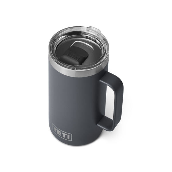 Charcoal Yeti Rambler 24 oz Mug Coffee & Mugs | PTCEK-5893