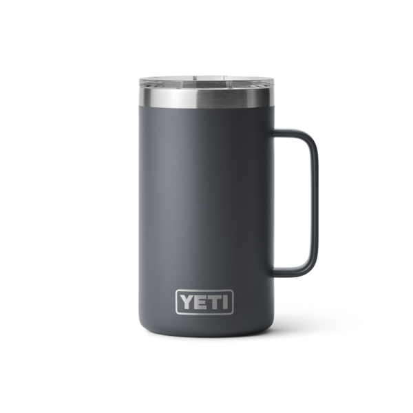 Charcoal Yeti Rambler 24 oz Mug Coffee & Mugs | PTCEK-5893