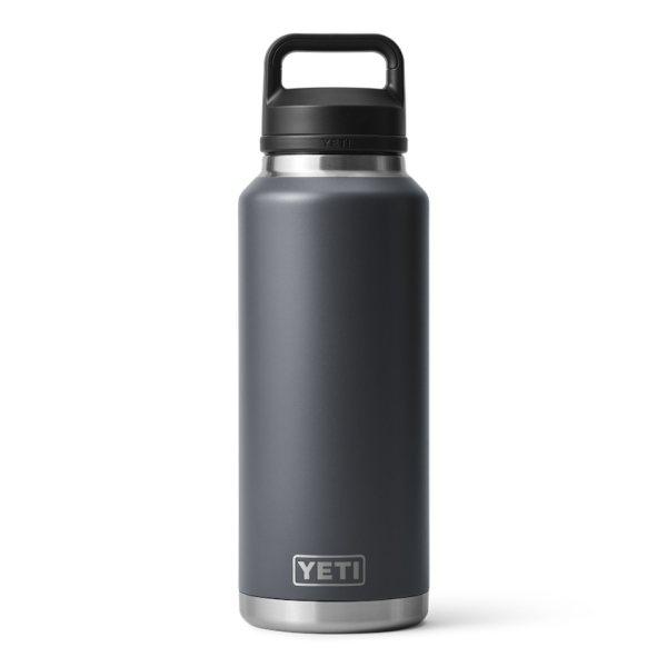 Charcoal Yeti Rambler 46 oz Water Bottle Water Bottles & Jugs | ESMVT-0948