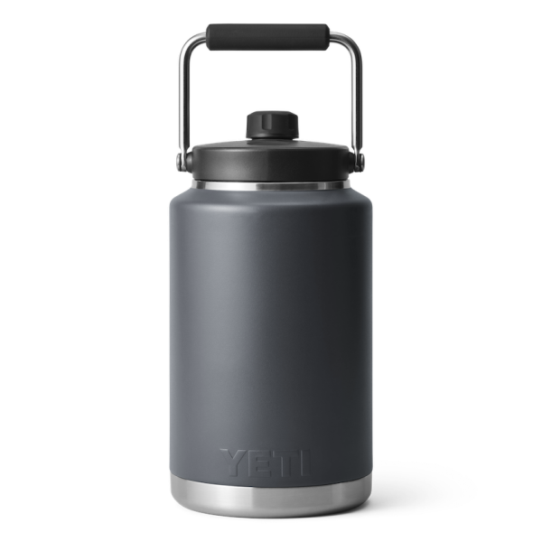 Charcoal Yeti Rambler One Gallon Water Jug Water Bottles & Jugs | QJESG-9356