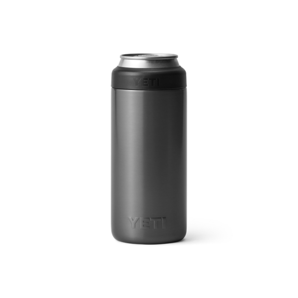 Graphite Yeti Rambler 12 oz Colster Slim Can Cooler Beer & Barware | WUBJP-7813