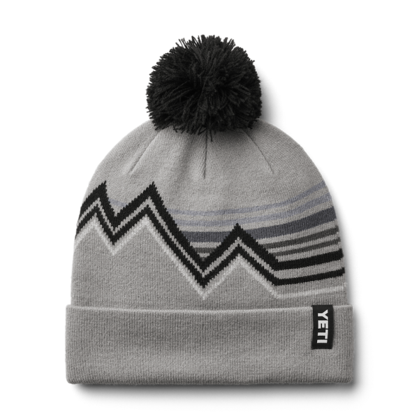 Gray/Black Yeti Freestyle Pom BEANIE Hats | FDGAC-3458