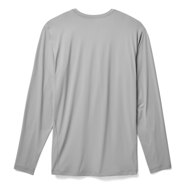 Gray Yeti Crew Neck Long Sleeve Sunshirt Sunshirts | BOZSJ-8459