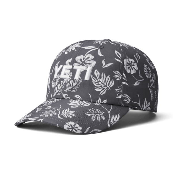 Gray Yeti Floral Print Baseball Cap Hats | GEIZA-8634