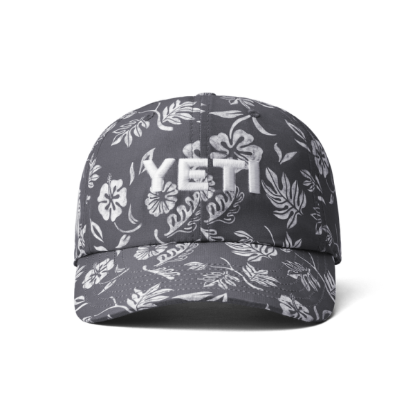 Gray Yeti Floral Print Baseball Cap Hats | GEIZA-8634