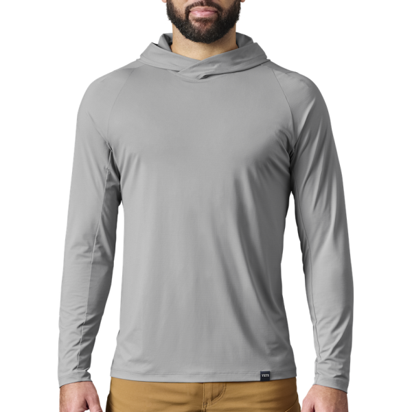 Gray Yeti Hooded Long Sleeve Sunshirt Sunshirts | URPKD-7421