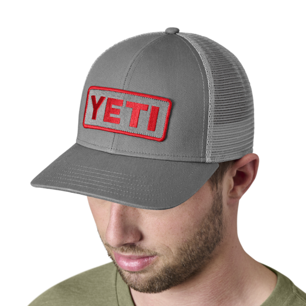 Gray Yeti Logo Badge Trucker Hat Hats | TGRYA-3842