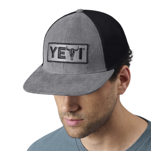 Gray Yeti Steer Flat Brim Hat Hats | AJESH-5362