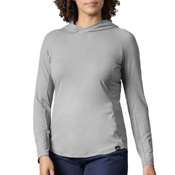 Gray Yeti Women's Hooded Long Sleeve Sunshirt Sunshirts | MZIUE-2506