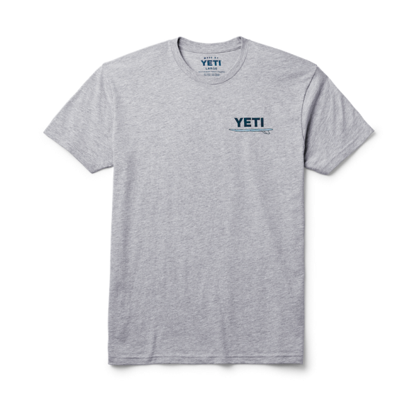 Heather Gray Yeti Adventure Bus Short Sleeve T-Shirt Short Sleeve T-Shirt | QWZJT-8034