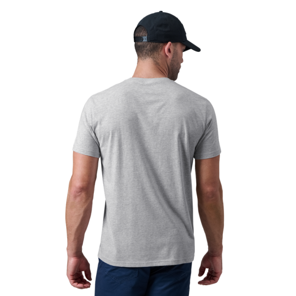 Heather Gray Yeti Freestyle Skier Short Sleeve T-Shirt Short Sleeve T-Shirt | KDSFB-4713