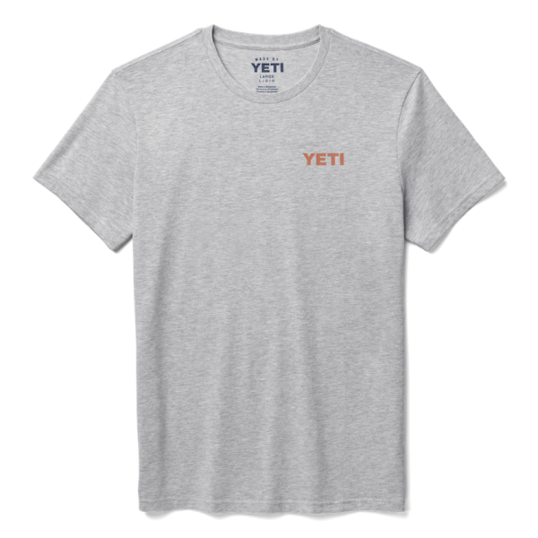 Heather Gray Yeti Skiff Short Sleeve Tee Short Sleeve T-Shirt | ORQPG-7952