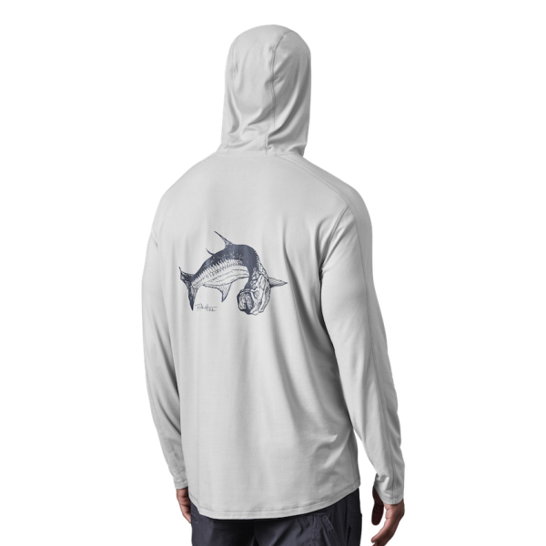 Heather Light Gray Yeti YETI X Captains for Clean Water Long Sleeve Pullover Long Sleeve Pullover | URFBQ-3245