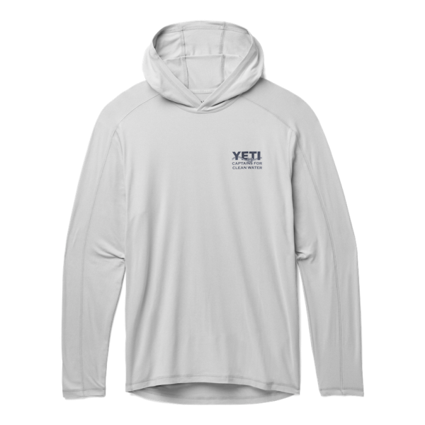 Heather Light Gray Yeti YETI X Captains for Clean Water Long Sleeve Pullover Long Sleeve Pullover | URFBQ-3245