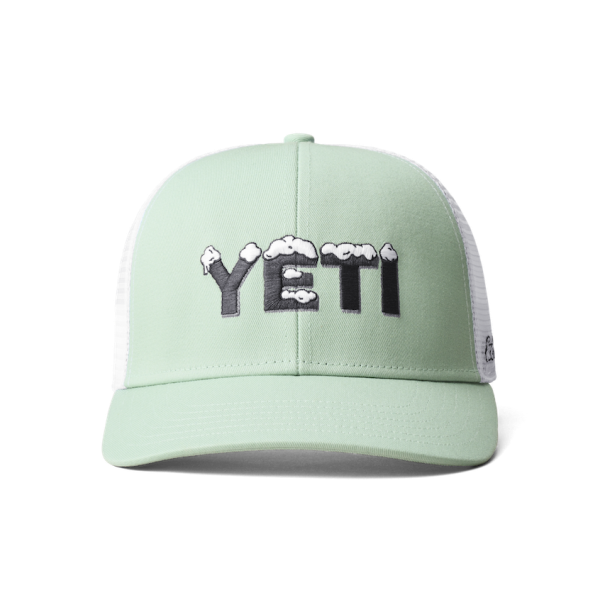 Ice Blue Yeti Cool Ice Trucker Hat Hats | XRBWD-1094