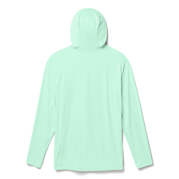 Ice Blue Yeti Hooded Long Sleeve Sunshirt Sunshirts | UETYA-4216