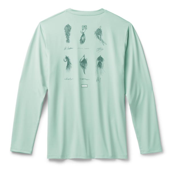 Ice Mint Yeti Ambassador Flies Long Sleeve Sunshirt Sunshirts | WBEGQ-5821