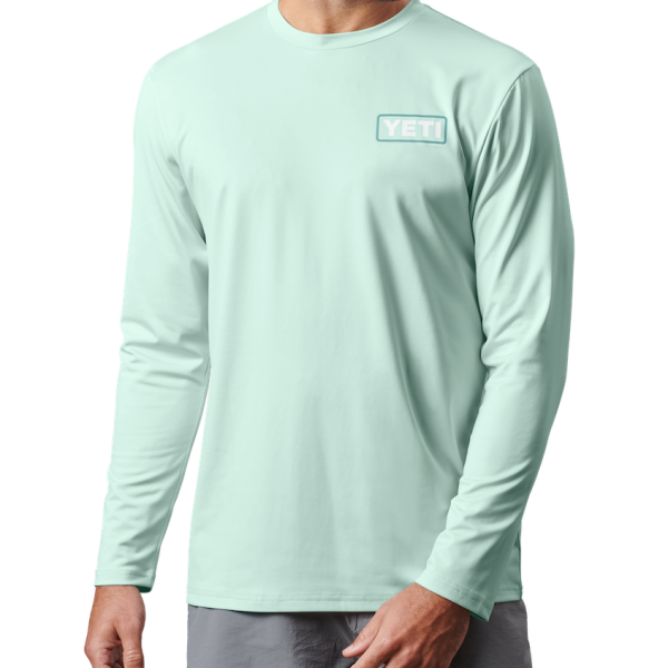 Ice Mint Yeti Ambassador Flies Long Sleeve Sunshirt Sunshirts | WBEGQ-5821