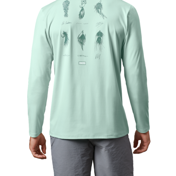 Ice Mint Yeti Ambassador Flies Long Sleeve Sunshirt Sunshirts | WBEGQ-5821