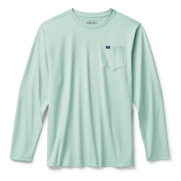 Ice Mint Yeti Pocket Long Sleeve Sunshirt Sunshirts | GJVXD-4750