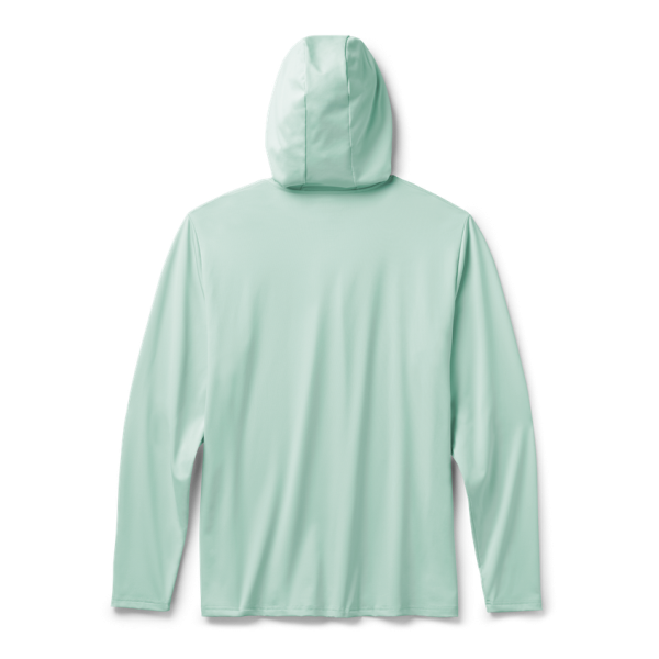 Ice Mint Yeti Wave Logo Badge Hooded Long Sleeve Sunshirt Sunshirts | EGOAN-9028