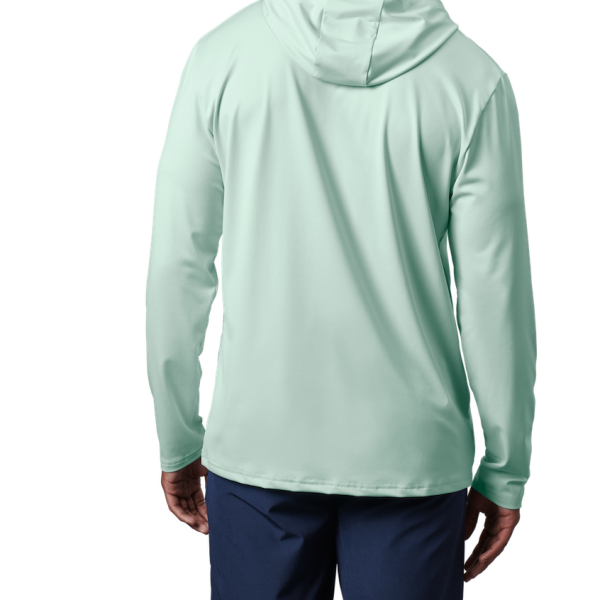 Ice Mint Yeti Wave Logo Badge Hooded Long Sleeve Sunshirt Sunshirts | EGOAN-9028