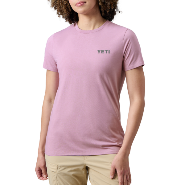 Lavender Yeti Women's Mountain Bear Short Sleeve T-Shirt Short Sleeve T-Shirt | ZJNHE-3124